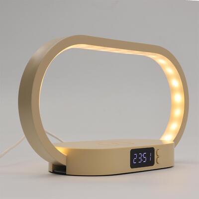WR08 Warm White Emitting Color 10W LED Table Lamp Wireless Charging 3 Temperature Dimmable Smart Touch Control Night Light