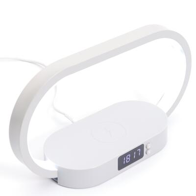 WR08 Warm White Emitting Color 10W LED Table Lamp Wireless Charging 3 Temperature Dimmable Smart Touch Control Night Light