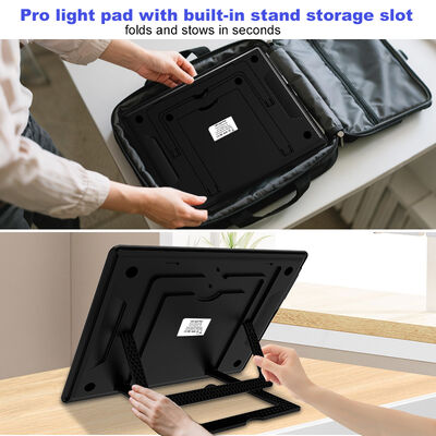 4000mA Battery Capacity LED Light Drawing Board with 9 Adjustable Angles and 6 Brightness Levels CE FCC ROHS Certified