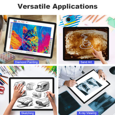 CE FCC ROHS Certified LED Light Pad A4 D90 6 Level Natural Light Drawing Board for 2D Animation Sketching Applications