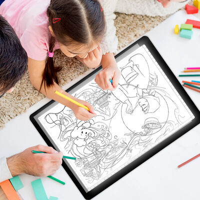 CE FCC ROHS Certified Rechargeable Cordless LED Light Box Dimmable Diamond Painting Tracing Board Indoor Outdoor Drawing Toys 48334530mm