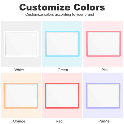 CE FCC ROHS Certified Rechargeable Cordless LED Light Box Dimmable Diamond Painting Tracing Board Indoor Outdoor Drawing Toys 48334530mm