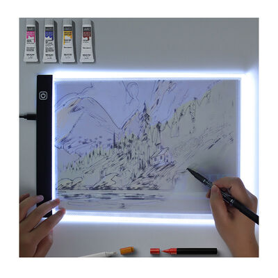 OEM ODM Acceptable Drawing Board Portable LED Light Box A4 Tracing Board Copying Pad Simple Drawing Kids Diamond Painting