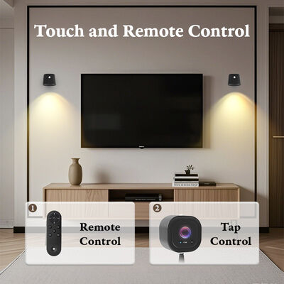 81 71 128mm RGB Motion Sensor Wall Light Remote Touch Control Magnet Design Indoor Lamp Long Lasting for Halloween Party