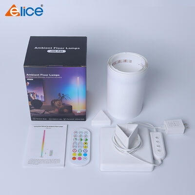 Switch Control RGBIC Floor Lamp Nordic Modern Style Remote 16 Million Colors Fixed Angle Design WiFi Music Sync LED IP20