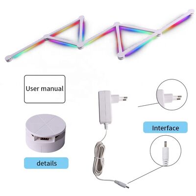 Input Voltage 110240V Smart WiFi RGB Music Sync LED Light Bar Modern Wall Strip App Control Perfect for Gaming Streaming