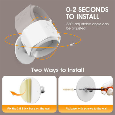 100-240V Remote Control LED Wall Light Bi-Directional Illumination Decor Night Light Dimmable Wall Mounted Lamp with 360 Magnetic Ball