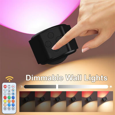 Charging time 3h Rechargeable Wireless RGB Wall Light Modern Design Custom Ambient Room Decoration Lamp