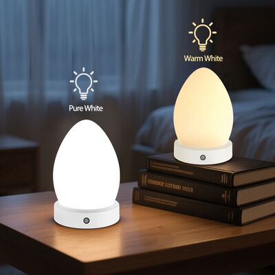 12V DC Output Voltage 360 Degree Egg Light Therapy Lamp USB Charging 5 Level Dimmable 186 LEDs Daylight Lamp Sad Therapy