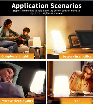 50000 Hours Working Time Modern Portable Energy Sun Lamp 10000 LUX Adjustable Bright Light LED White Light SAD Therapy Lamp Depression