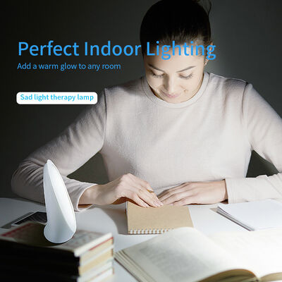 10000lux daylight lamp LED therapy SAD lamp manual button switch mode adjustable dimming and 3 color temperature adjustment