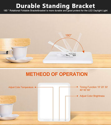 50000 Hours Lifespan Flexible Light Pole Touch Control LED Table Lamp Kids Bedstand Custom Logo Therapy Lamp EU AU UK US Adapter