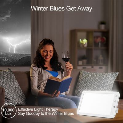 Support Dimmer Yes 10000 Lux UV Free LED Sad Lamp 5 Level Dimming 4 Timers USB Type C Suitable Home Medical Applications