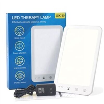 Home LED Daylight Therapy Lamp Support with 5 Level Dimmable Support Dimmer Seasonal Affective Disorder Medical Office