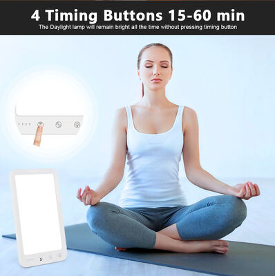 Home Emotional Therapy UV Free LED Light Portable LED Daylight Lamp Adjustable Time Brightness SAD Therapy Light 1985m2