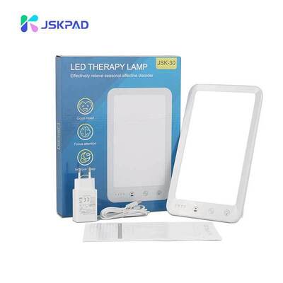 Home Emotional Therapy UV Free LED Light Portable LED Daylight Lamp Adjustable Time Brightness SAD Therapy Light 1985m2