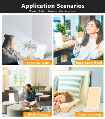 Brightness adjustable 5 level dimming Sad Phototherapy Lamp Light Therapy Full Spectrum Multifunction Elegant Day Light