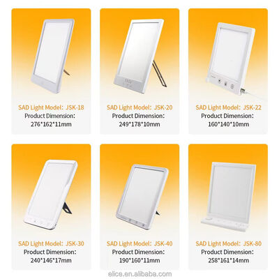 Brightness adjustable 5 level dimming Sad Phototherapy Lamp Light Therapy Full Spectrum Multifunction Elegant Day Light