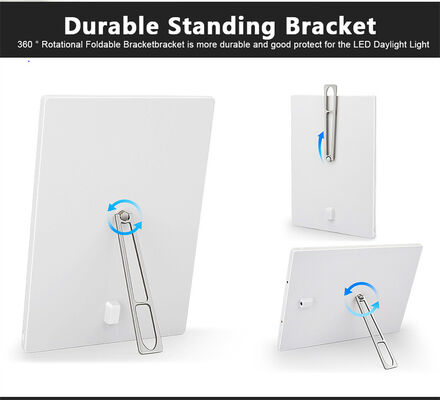 DC 20V 1A Input 5 Level Dimming Stepless Dimmable Led White Light Therapy Lamp Mood Attention Daylight Lamp Therapy