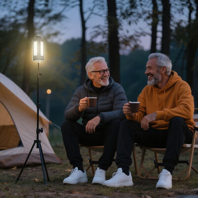 Lighting And Circuitry Design 16000mAh Magnetic Foldable LED Camping Light Four Leaf Lighting Solutions Outdoor Adventures