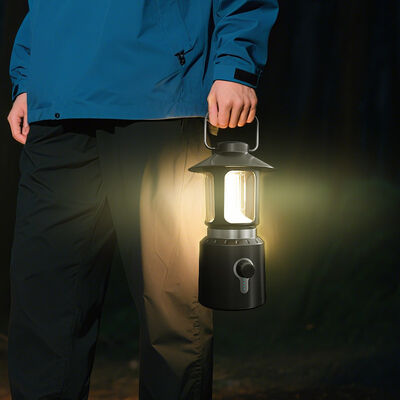4.2V Vintage Camping Light 8000mAh Battery 6 Level Dimming ABS Metal IPX4 Waterproof Suitable for Outdoor Activities