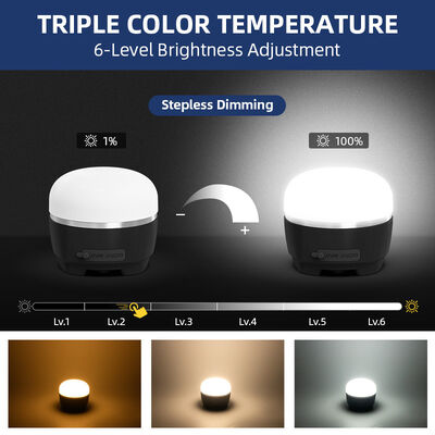 Garden Lighting Solutions Service Solar Charging LED Camping Lantern 62500Lux Super Bright 6 Mode Adjustable ABS Housing