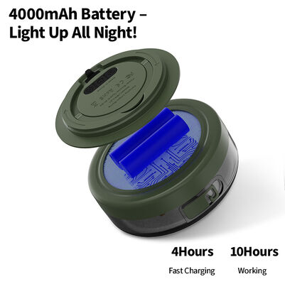 4000mAh Battery Capacity 10 Meters Long LED String Lights Solar Power RGB Modes Garden Camping Light with Dimmer Feature