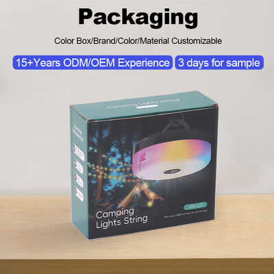 4000mAh Battery Capacity 10 Meters Long LED String Lights Solar Power RGB Modes Garden Camping Light with Dimmer Feature