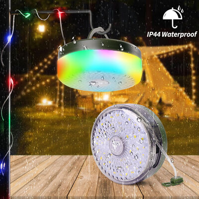 268g Bulk Supply Rechargeable LED Camping Lamp Including Multiple Dynamic RGB Modes Suitable for Outdoor Camping Light