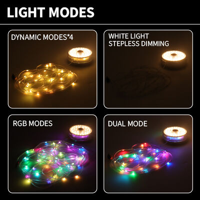 4.2V Rechargeable LED Camping Lantern Featuring RGB Modes and Adjustable Brightness Essential Outdoor Camping Light Gear