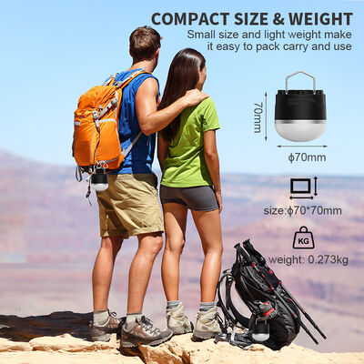 Garden Waterproof IP44 Mobile Battery Dimming 360 USB Multifunctional Emergency Outdoor LED Light Camping Lamps Power Bank