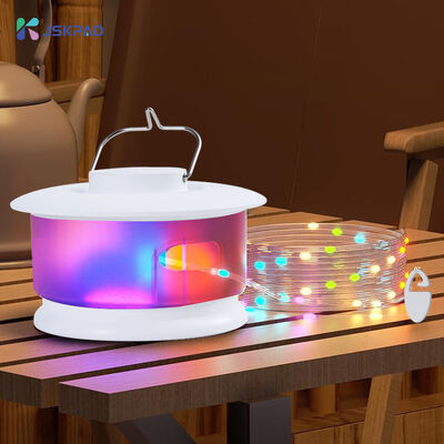 LED Rechargeable Outdoor String Light Smart Super Bright Rope Wild Ambience Camping Lamp Support Dimmer Terrace Party