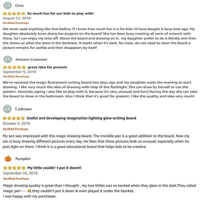 24015035mm A5 Size Kids Writing Board Magic Fluorescent Drawing Board Doodle Pad Creative Educational Tool for Students