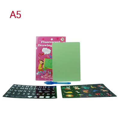 24015035mm A5 Size Kids Writing Board Magic Fluorescent Drawing Board Doodle Pad Creative Educational Tool for Students