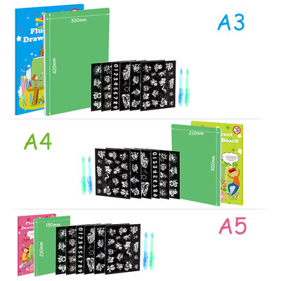 Luminous Drawing Toys Set Fluorescent Drawing Board Painting Developing Educational Toys Gifts Creative Educational Gifts