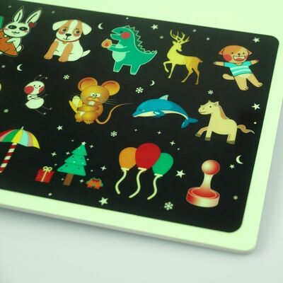 Unisex 24015035mm Luminous Tablet Kids Light Drawing Pad Ideal for Dark Environments Doodle Drawing Board A5 Size