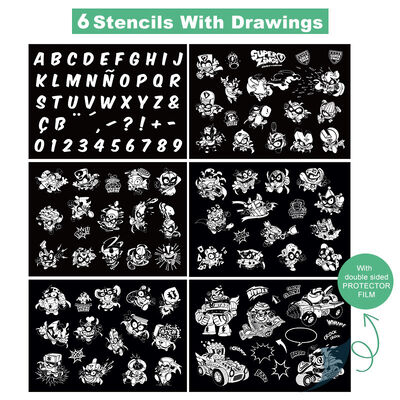 PVC CE EN71 Certified A4 Fluorescent Luminous Drawing Board Glow Dark Children Drawing Toy Led Magic Light Drawing Board