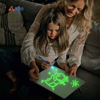 CE EN71 Certified Plastic Drawing Luminous Board Children Glowing Magic Graffiti Painting Pad Draw Light Fun