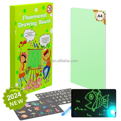 CE EN71 Certified Plastic Drawing Luminous Board Children Glowing Magic Graffiti Painting Pad Draw Light Fun