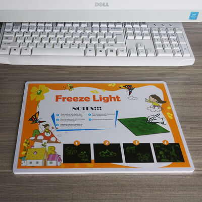 CE FCC RoHS ISO9001 Certified Fun 3D Magic Flashing Drawing Board Kids Educational LED Light Toys Glasses Durable Plastic