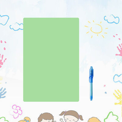 UV Pen Light Source Unisex 3D Magic Drawing Pad Graphics Drawing Luminous Sketch Board for Kids Learning Activities