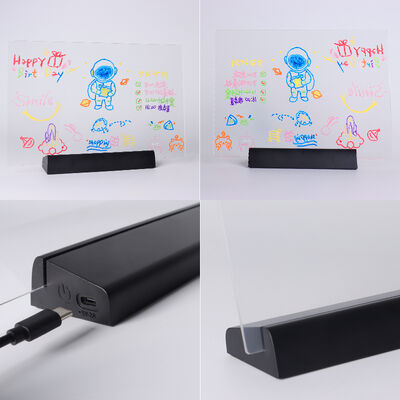 Factory Direct Hot Sale Customizable 20x30cm USB Rechargeable Night Light LED Light Pad