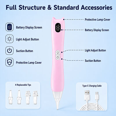 Factory Direct Sale Hot Selling Art Supplies 3 Suction Gears 3 Brightness 600mAh Battery Lighted Electric Diamond Art Pen