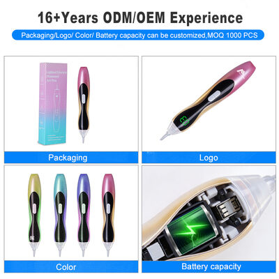 Factory Direct Home Studio Craft Supply Adjustable Suction Nozzle Replaceable LED Lighted Electric Diamond Art Pen
