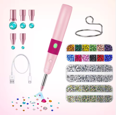 Factory Direct Hot Selling Metal Diamond Art Craft Tool 4000mAh Battery 3 Level Heating Low Noise Hotfix Rhinestone Applicator