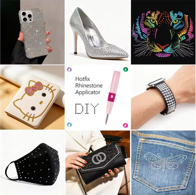 Factory Direct Hot Selling Metal Diamond Art Craft Tool 4000mAh Battery 3 Level Heating Low Noise Hotfix Rhinestone Applicator