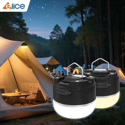 Bulk Supply Solar Compatible Camping Light 275LM ABS Material Telescopic Portable Rechargeable Camping Lantern