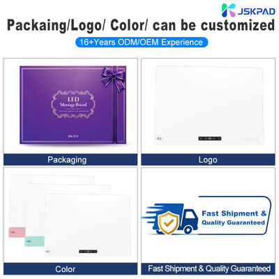 Factory Direct Wholesale LED Drawing Board Acrylic Display Board Rechargeable Touch Sensor 4 Timer LED Living Room Modern Design