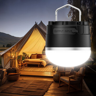 Use Mobile Battery Dimming 360 Usb Multifunctional Emergency Outdoor Led Light Camping Lamps With Power Bank