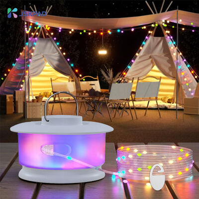 JSK-L20 2025 New Ultra-Long RGB String Lamp 10m LED Light Strips Waterproof Portable Outdoor Camping